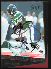 Marvin Jones Autographed 1993 Score Select Rookie Card #176 New York Jets SKU #260849