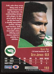 Seth Joyner Autographed 1993 Score Select Card #163 Philadelphia Eagles SKU #260854