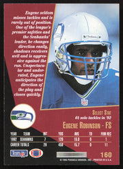 Eugene Robinson Autographed 1993 Score Select Card #160 Seattle Seahawks SKU #260856
