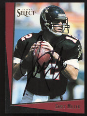 Chris Miller Autographed 1993 Score Select Card #129 Atlanta Falcons SKU #260872