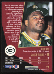 Jackie Harris Autographed 1993 Score Select Card #71 Green Bay Packers SKU #260896