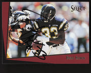 Ronnie Harmon Autographed 1993 Score Select Card #66 San Diego Chargers SKU #260898
