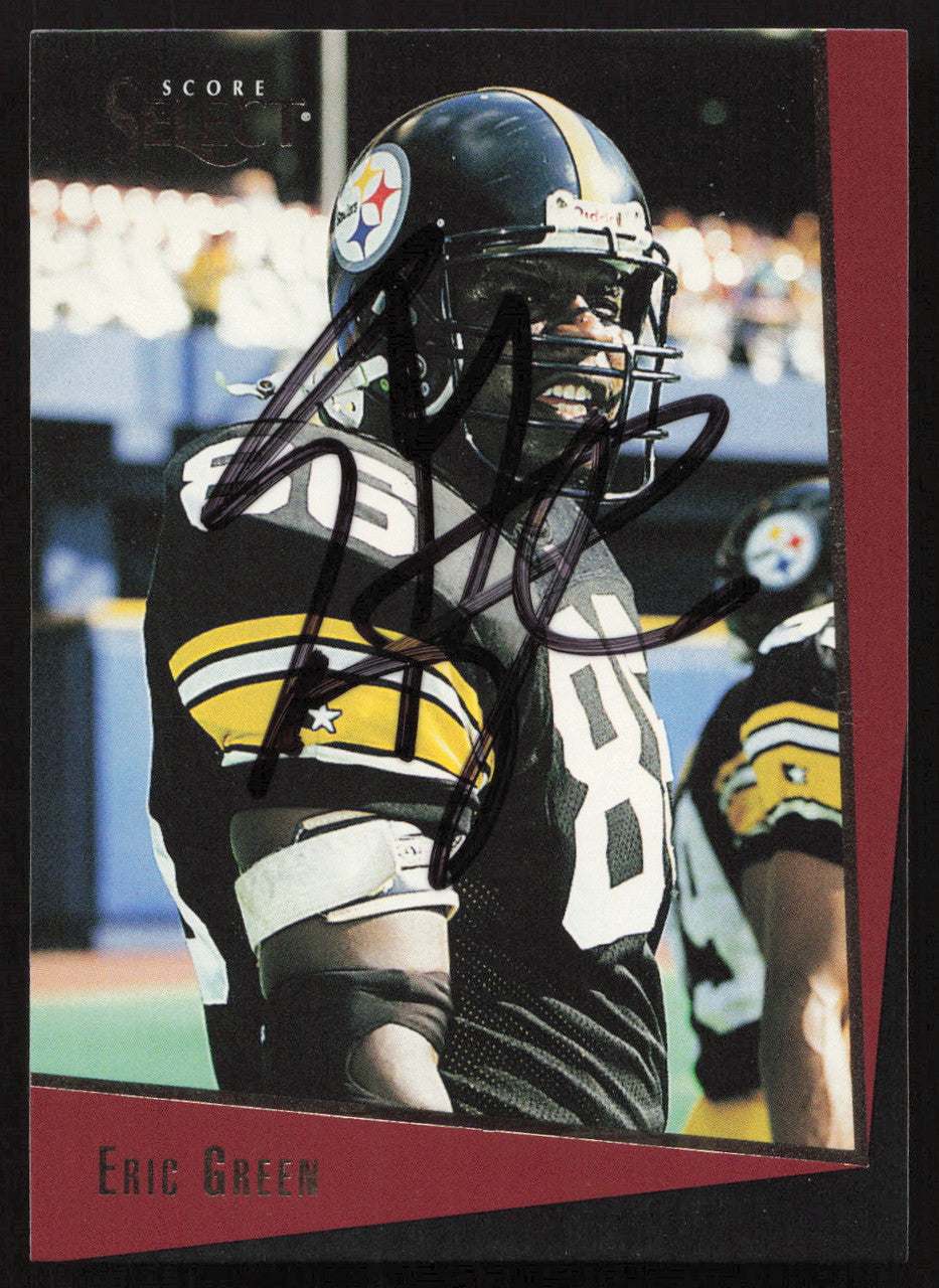 Eric Green Autographed 1993 Score Select Card #64 Pittsburgh Steelers SKU #260899