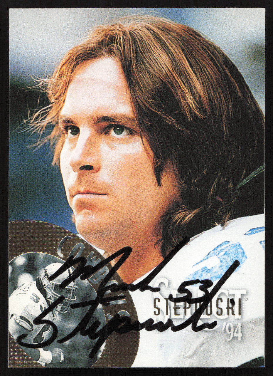 Mark Stepnoski Autographed 1994 Score Select Card #174 Dallas Cowboys SKU #260925