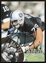Steve Wisniewski Autographed 1994 Score Select Card #14 Los Angeles Raiders SKU #260926