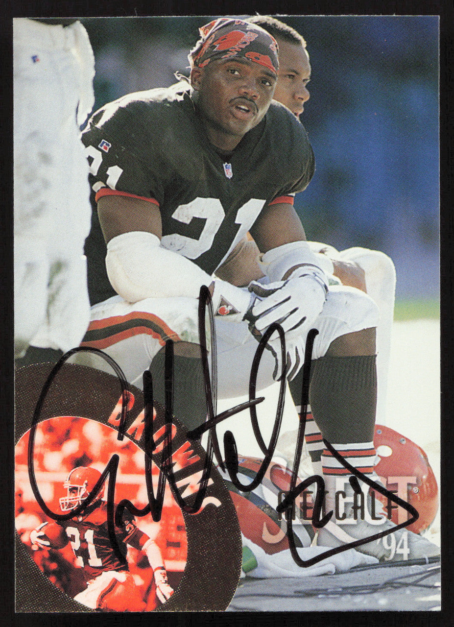 Eric Metcalf Autographed 1994 Score Select Card #22 Cleveland Browns SKU #260928