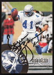 Eugene Robinson Autographed 1994 Score Select Card #98 Seattle Seahawks SKU #260932