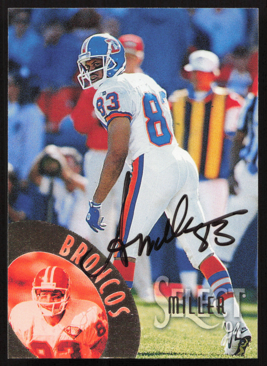 Anthony Miller Autographed 1994 Score Select Card #114 Denver Broncos SKU #260934