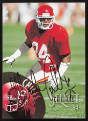 Mark Collins Autographed 1994 Score Select Card #117 Kansas City Chiefs SKU #260935