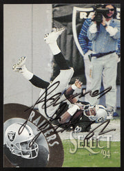 James Jett Autographed 1994 Score Select Card #173 Los Angeles Raiders SKU #260942