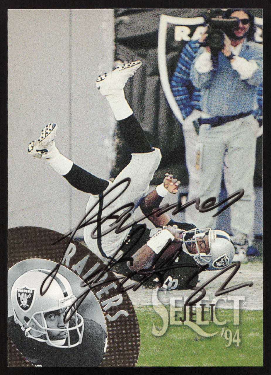 James Jett Autographed 1994 Score Select Card #173 Los Angeles Raiders SKU #260942