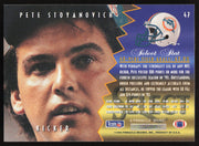 Pete Stoyanovich Autographed 1994 Score Select Card #47 Miami Dolphins SKU #260946