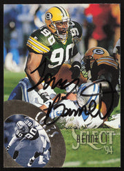 Tony Bennett Autographed 1994 Score Select Card #118 Green Bay Packers SKU #260952