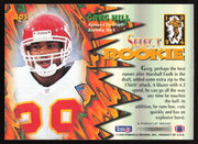 Greg Hill Autographed 1994 Score Select Rookie Card #203 Kansas City Chiefs SKU #260957