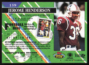 Jerome Henderson Autographed 1993 Stadium Club Card #159 New England Patriots SKU #260966