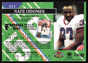 Nate Odomes Autographed 1993 Stadium Club Card #211 Buffalo Bills SKU #260967