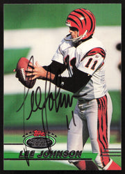 Lee Johnson Autographed 1993 Stadium Club Card #373 Cincinnati Bengals SKU #260971