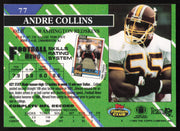Andre Collins Autographed 1993 Stadium Club Card #77 Washington Redskins SKU #260980