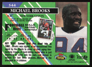 Michael Brooks Autographed 1993 Stadium Club Card #544 New York Giants SKU #260984