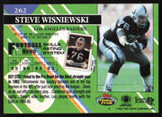 Steve Wisniewski Autographed 1993 Stadium Club Card #262 Los Angeles Raiders SKU #260992