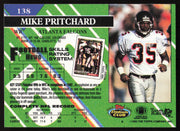 Mike Pritchard Autographed 1993 Stadium Club Card #138 Atlanta Falcons SKU #260994