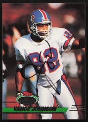 Vance Johnson Autographed 1993 Stadium Club Card #188 Denver Broncos SKU #260995