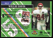 Willie Davis Autographed 1993 Stadium Club Card #312 Kansas City Chiefs SKU #260996