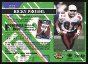 Ricky Proehl Autographed 1993 Stadium Club Card #212 Arizona Cardinals SKU #260998