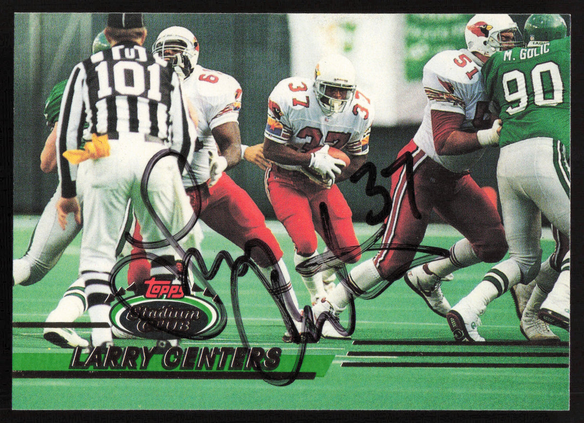 Larry Centers Autographed 1993 Stadium Club Card #58 Arizona Cardinals SKU #261000