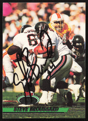 Steve Broussard Autographed 1993 Stadium Club Card #71 Atlanta Falcons SKU #261001