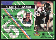 Steve Broussard Autographed 1993 Stadium Club Card #71 Atlanta Falcons SKU #261001