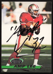 Amp Lee Autographed 1993 Stadium Club Card #304 San Francisco 49ers SKU #261004