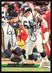 Everett Lindsay Autographed 1993 Stadium Club Card #515 Minnesota Vikings SKU #261008