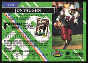Jon Vaughn Autographed 1993 Stadium Club Card #198 New England Patriots SKU #261017