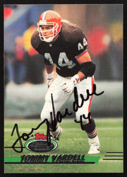 Tommy Vardell Autographed 1993 Stadium Club Card #147 Cleveland Browns SKU #261018
