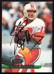Steve DeBerg Autographed 1993 Stadium Club Card #258 Tampa Bay Buccaneers SKU #261020