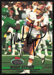 Mark Rypien Autographed 1993 Stadium Club Card #352 Washington Redskins SKU #261021