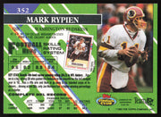 Mark Rypien Autographed 1993 Stadium Club Card #352 Washington Redskins SKU #261021