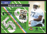 Willie Roaf Autographed 1993 Stadium Club Rookie Card #469 New Orleans Saints SKU #261028