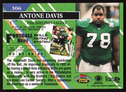 Antone Davis Autographed 1993 Stadium Club Card #306 Philadelphia Eagles SKU #261031