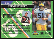 Steve Everitt Autographed 1993 Stadium Club Card #134 Cleveland Browns SKU #261034