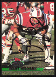 Brent Williams Autographed 1993 Stadium Club Card #83 New England Patriots SKU #261039