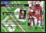 Brent Williams Autographed 1993 Stadium Club Card #83 New England Patriots SKU #261039