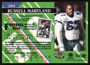 Russell Maryland Autographed 1993 Stadium Club Card #204 Dallas Cowboys SKU #261044