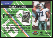 Mark Tuinei Autographed 1993 Stadium Club Card #449 Dallas Cowboys SKU #261046
