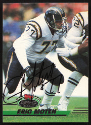 Eric Moten Autographed 1993 Stadium Club Card #271 San Diego Chargers SKU #261048