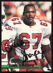 Luis Sharpe Autographed 1993 Stadium Club Card #393 Arizona Cardinals SKU #261050