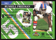 Russell Freeman Autographed 1993 Stadium Club Card #382 Denver Broncos SKU #261052