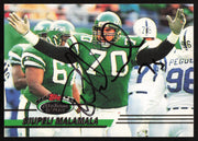 Siupeli Malamala Autographed 1993 Stadium Club Card #261 New York Jets SKU #261054