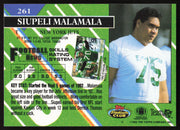 Siupeli Malamala Autographed 1993 Stadium Club Card #261 New York Jets SKU #261054